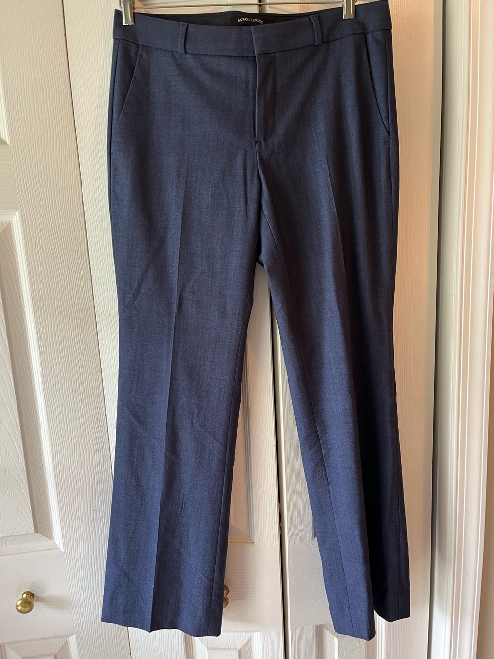 Banana Republic Women's Navy Straight Leg Dress Pants